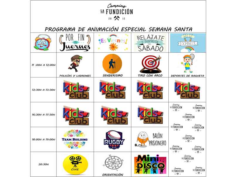 Oferta camping la fundicion