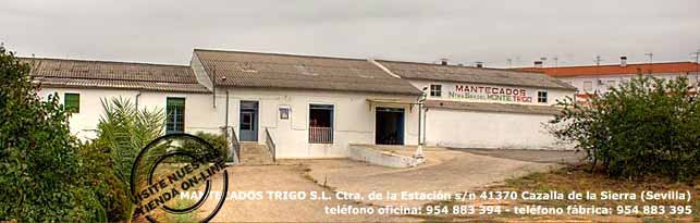 fabrica de los mantecados de Cazalla